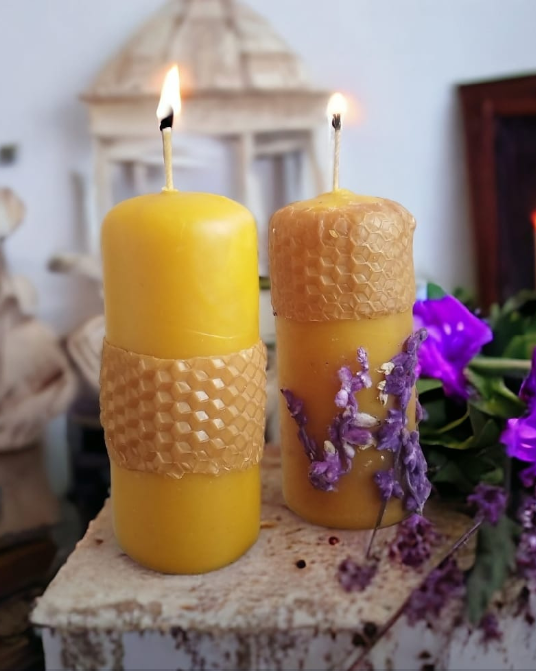 Velas 100% en cera de abejas