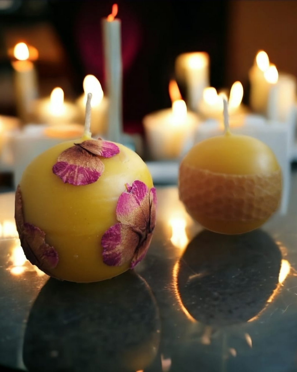 Velas 100% en cera de abejas