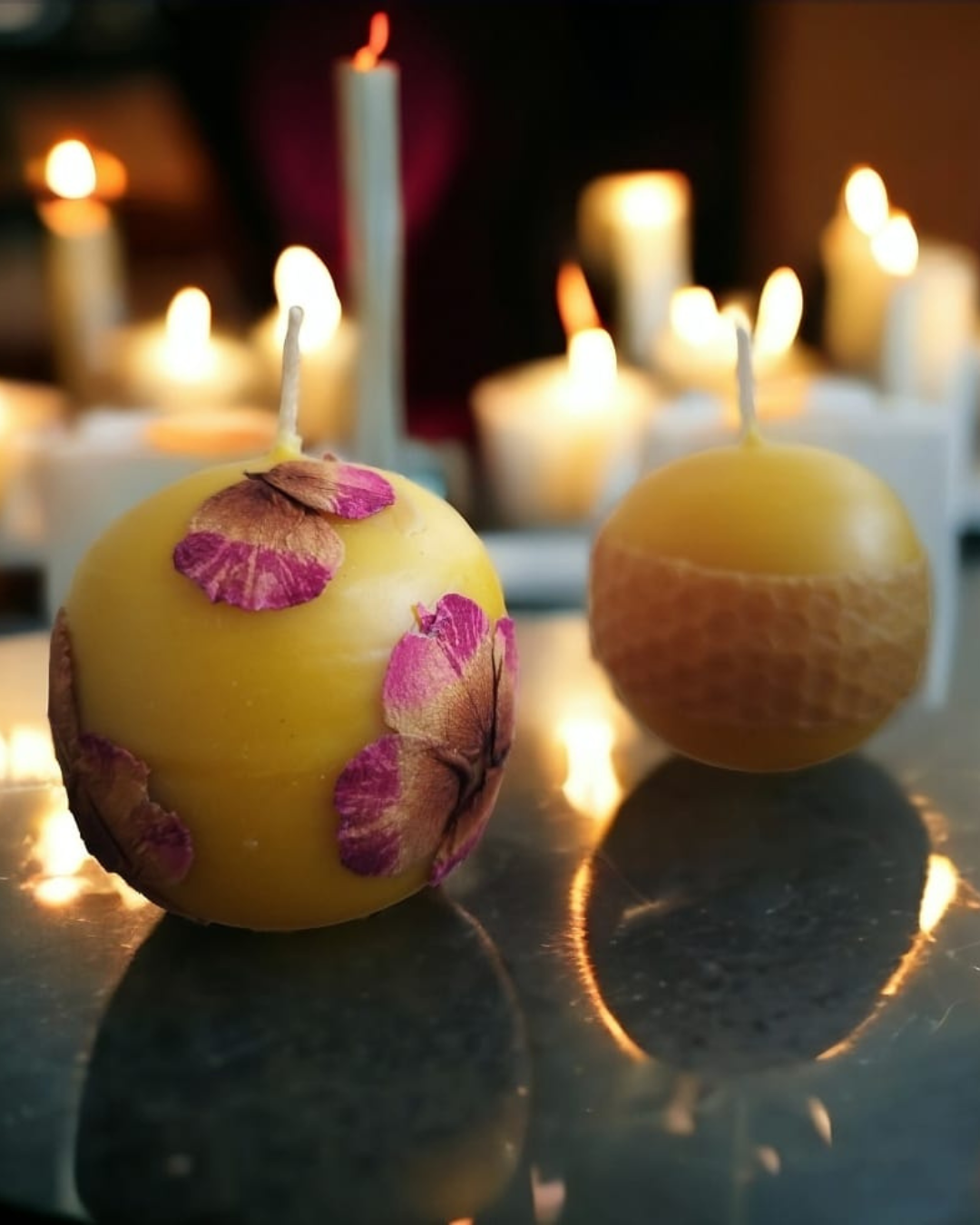Velas 100% en cera de abejas